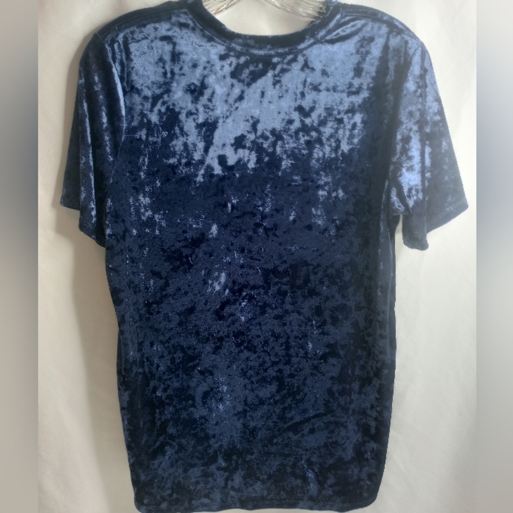 *Def Leppard Pyromania Velvet Feel Blue Shirt View 3